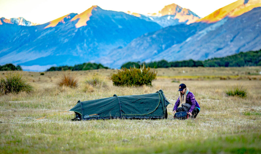 kiwi camping morepork swag insitu (16) 1