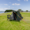 kiwi camping harrier 4 tourer tent insitu KC077 032