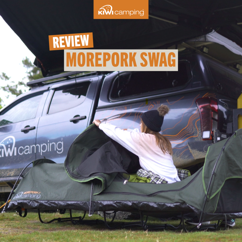 kiwi camping morepork swag review video