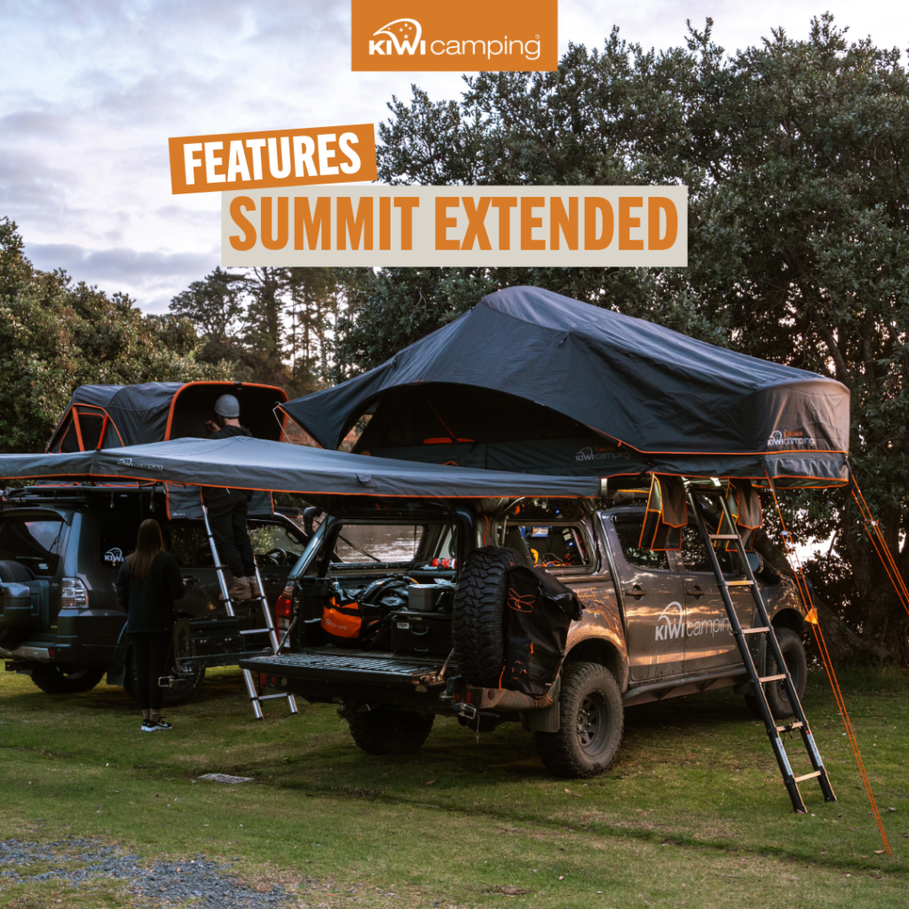 kiwi camping summit extended roof tent features video