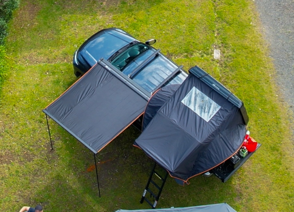 kiwi camping tuatara hardshell awning 2m