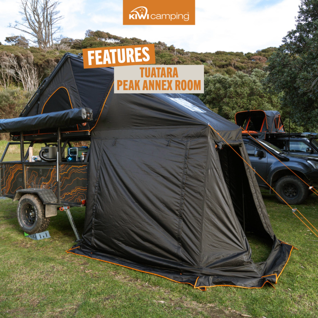 kiwi camping tuatara peak annex features video