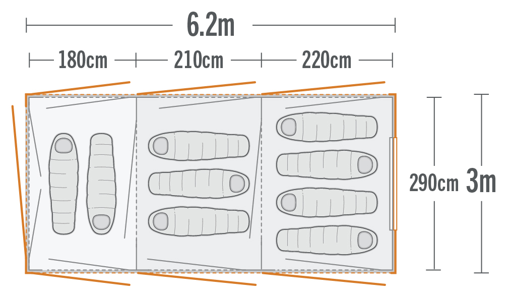 kiwicamping kc072 722 falcon 9 ezi up blackout floor plan