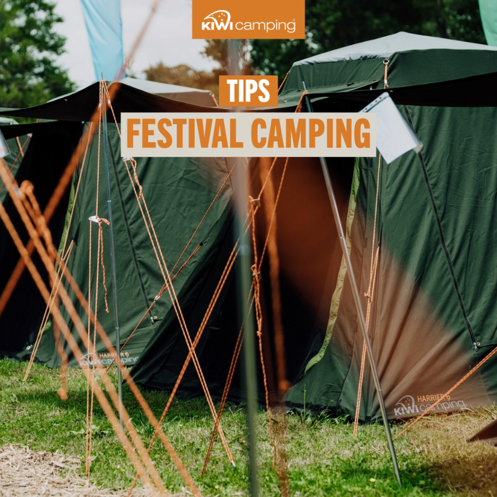 kiwi camping tips for festival camping